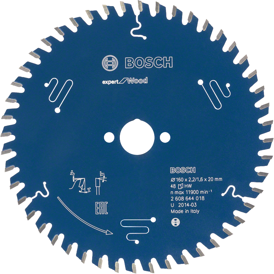 Bosch Expert for Wood cirkelzaagbladen - 2 608 644 343