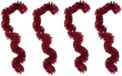 Bellatio Decorations Edco Eindhoven Bv Folie slinger - 4 stuks - Rood - 15 x 200 cm