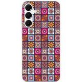 Samsung Galaxy A16 Patchwork mandala bedrukt siliconen hoesje