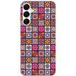 Samsung Galaxy A16 Patchwork mandala bedrukt siliconen hoesje