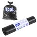 Biologische vuilniszakken, 120 l, 10 stuks, zwart