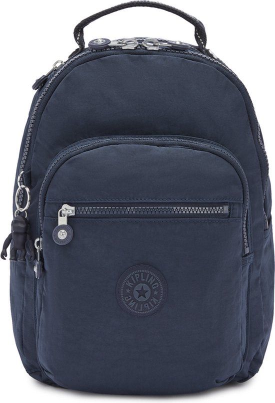 Kipling SEOUL S Rugzak - Blue Bleu 2 - 14L - Polyamide - Unisex