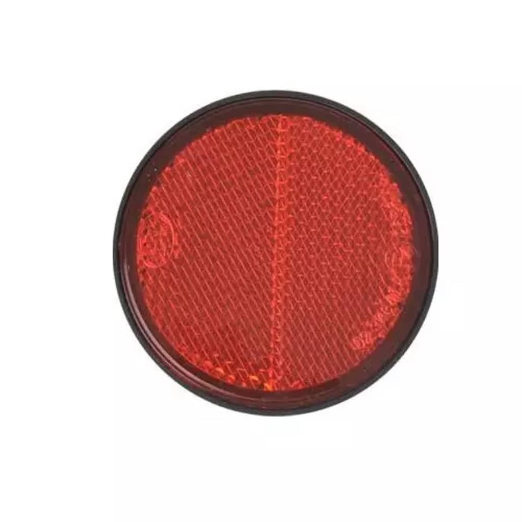 ProPlus reflector met grondplaat 58 mm zelfklevend rood