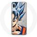 Maniacase Etui voor Samsung Galaxy A30 Anime Dragon Ball Goku blauw haar