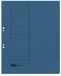 Elba nietmachine A4, 1/2 voorkaft, karton, kantoornietmachine, blauw, 50 stuks