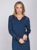 Pastunette Premium - Nachthemd - Blue Mirage - Modal - Blauw - Maat 40