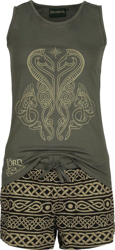 The Lord Of The Rings Rohan Pyjama meerkleurig Katoen - Vrouwen - XXL