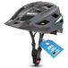 FISCHER Urban Plus Brooklyn Fietshelm voor volwassenen, maat L/XL, 58-61 cm, mat antraciet met verlicht binnenringsysteem