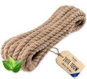 Creative Deco ALWO Sp. z o.o. Creatief Deco Jute Touw | 30m Lengte | 14mm Dikte | Bruin