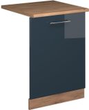 Vicco Fame-Line Vaatwasserfrontpaneel – 60 cm, WB Eik Donkerblauw hoogglans