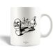 Maniacase Mug céramique Shawn Dickinson Noir et blanc Dessin animé
