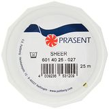 Präsent Panda Präsent C.E. Pattberg Sheer Organza lint limoen (groen), 25 m cadeaulint voor het inpakken van geschenken, 40 mm breed, accessoires voor het decoreren en knutselen, decoratielint voor geschenken