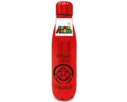 Super Mario Bros. - "It's me Mario" Metalen drinkfles - 0.54 l - RVS - Rood/Zwart