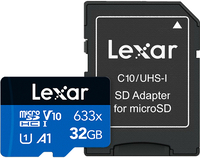 Lexar MicroSD Blue Series UHS-I 633X 32GB V10