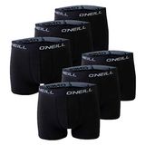 O'Neill Heren Boxershorts Trunks 900003 Effen Zwart 3-Pack - Maat L