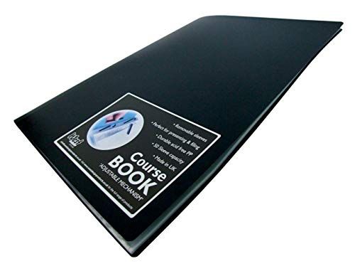 Westfolio West A4 Adjustable Capacity Course Book Black