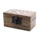 AW Gifts White Washed Wooden Box - Pill Box Slavic Design