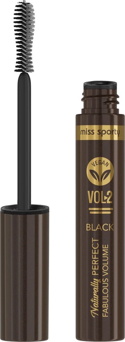 Miss Sporty Naturally Perfect Vol.2 veganistische mascara 001 Black 8ml