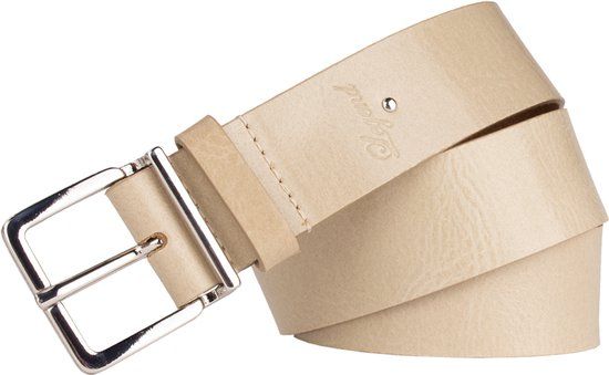 Legend Dames - Leren riem - Crème - 80cm