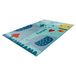 OBSESSION Tapis My Magic Kids ML 101, lavable. (Rectangulaire, Cute Elephant, 115 x 160 cm)