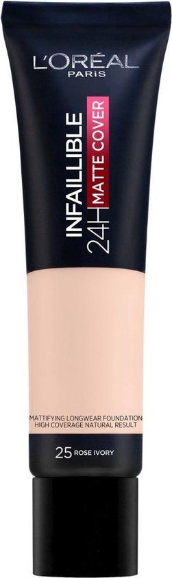 L'Oréal Paris Infaillible 24H Matte Cover - 25 Ivoire Rosé - 30ml