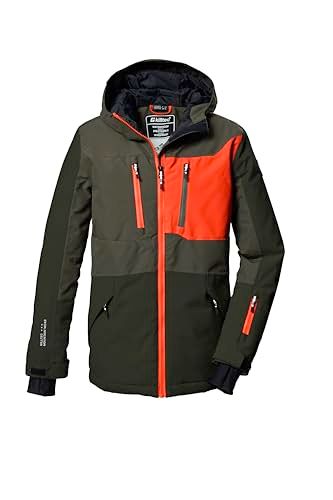 killtec Jongens ski-jack - olijf - maat 152
