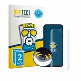 BROTECT - Screenprotector voor Oppo A6k - Folie Beschermfolie transparant volledig dekking - 2 Stuks