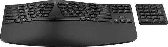 HP 960 Ergonomisch Draadloos Toetsenbord Azerty BE Zwart