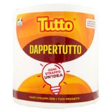 Alles Dappertutto Alles nieuwe spoel 400 scheuren, 2-laags, 1 stuk, multifunctioneel papier, super absorberend, 100% Made in Italy