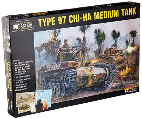 Warlord Games Bolt Action Type 97 Chi-Ha Japanese Medium Tank 1:56 WWII Military Wargaming Plastic Model Kit