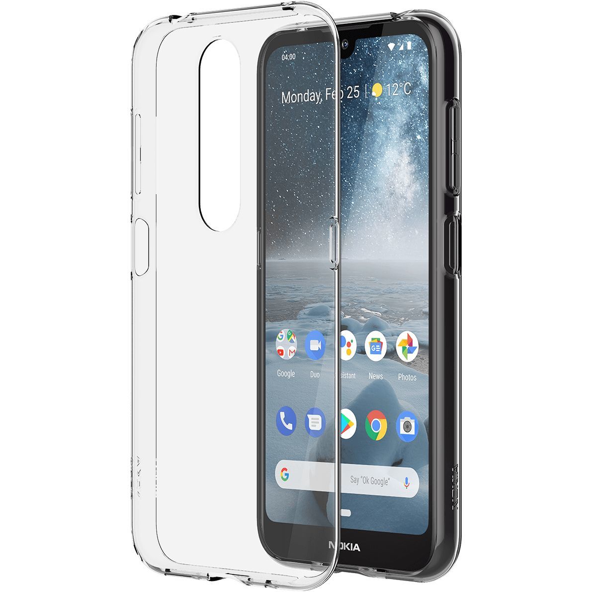 Nokia 4.2 Clear Cover Case - Transparent TPU - Scratch Resistant