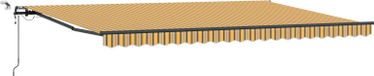 vidaXL Uittrekbare zonnescherm, meerkleurig, 500 x 350 cm, polyester