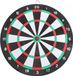 Masterdarts Lifetime Tweezijdig dartbord - 40,5 cm - Inclusief 6 darts - Zwart/wit ontwerp