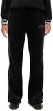 Superdry Country Club Velour Rechte Joggingbroek Dames Zwart
