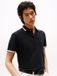 Tommy Hilfiger Cuff Interest Slim Fit Korte Mouw Poloshirt Zwart L Man