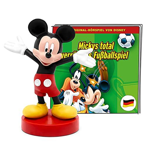 tonies Luisterfiguren voor Toniebox, Disney – Mickys totaal gek voetbalspel, Micky Mouse hoorspel voor kinderen vanaf 4 jaar, speeltijd ca. 60 minuten