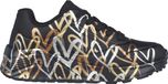 Skechers Uno Lite - Metallic Love Meisjes Sneakers - Zwart/Goud