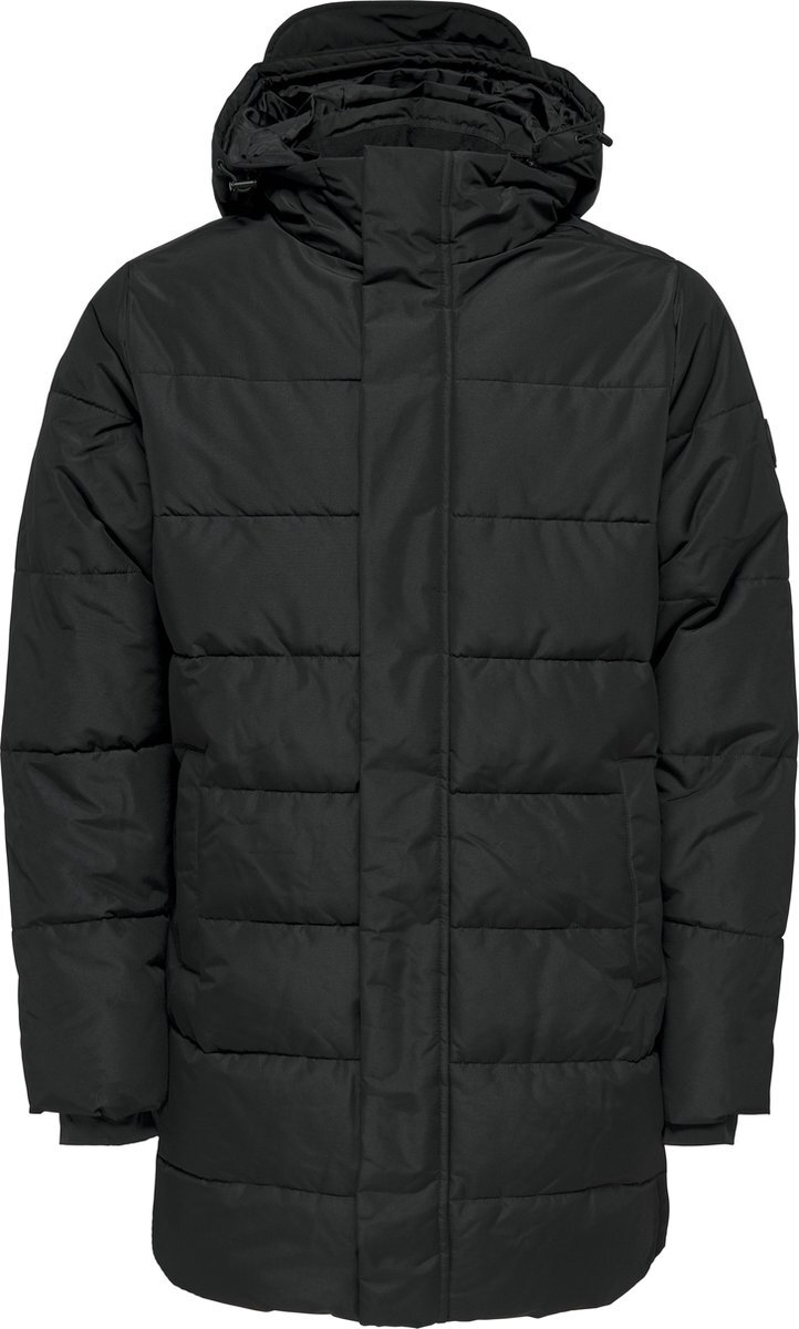 ONLY & SONS ONLY&SONS ONSCARL LONG QUILTED COAT OTW Heren Jas - Maat M