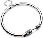 METAL HARD Metalhard Combination Lock Collar 12 Cm White Metal 490g