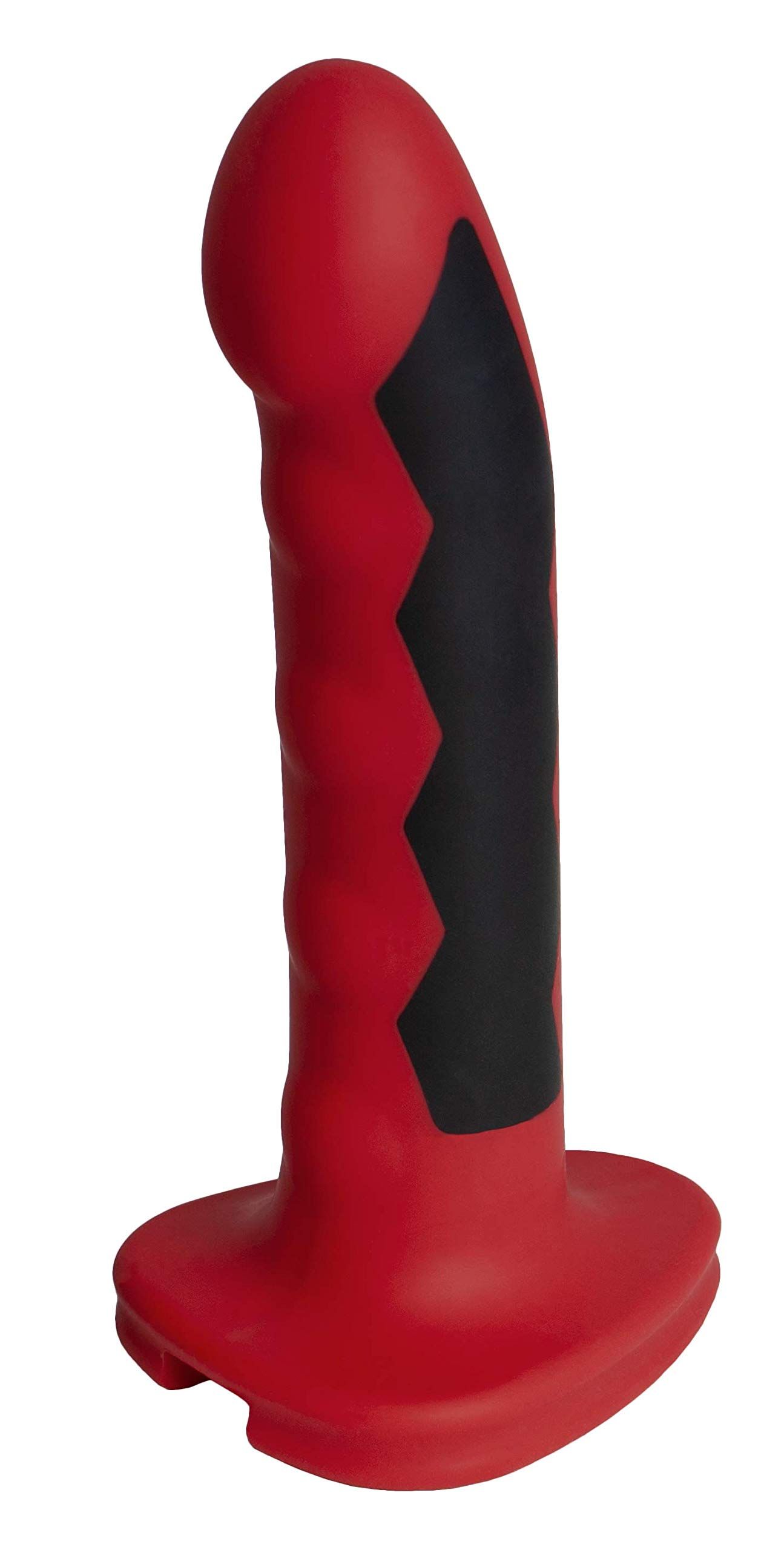 ElectraStim Silicone Fusion "Komodo" Dildo - Rood