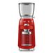 Smeg CGF01RDEU Moulin à café - Rouge - 30 positions de mouture