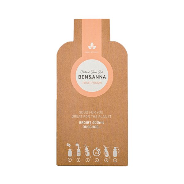 Ben & Anna Fruit Fusion Shower Gel - Unisex - 2 Pack