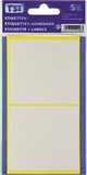 TSI 55041 multifunctionele etiketten, 70 x 75 mm, 100 stuks