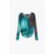 Desigual Jers_Wooly_Lacroix Sweatshirt pour femme, bleu, XS