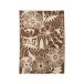 Klippan Yllefabrik Plaid en laine Blomranka Brown-beige, 130x200 cm
