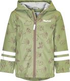 Playshoes Kinderoutdoorjas met bosdieren, Maat 80, Oliv, Katoen/Polyester, Unisex