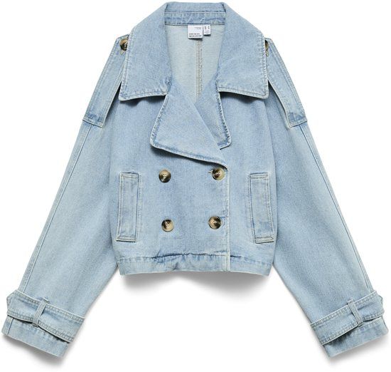 Vero Moda VMLELOU Jas Spijkerjas Light Blue Denim
