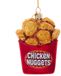 Kurt S. Adler boule de noël - Nuggets de poulet 9cm en verre, couleur rouge 1 pièce