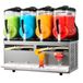 VEVOR Slushmachine 4 x 12 L, Slush-ijsmaker 1650 W (Geen Ijs Nodig), Elektrische Margarita-machine met Zelfreinigende Functie, Geschikt voor Bevroren Margarita's, Frappés, Milkshakes en Shakes
