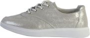 Enza Nucci Leren tennisschoenen Vrouwen Grijs